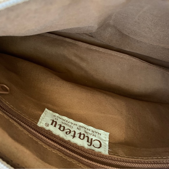 70s Tan Leather Mini Baguette - Picture 4 of 7